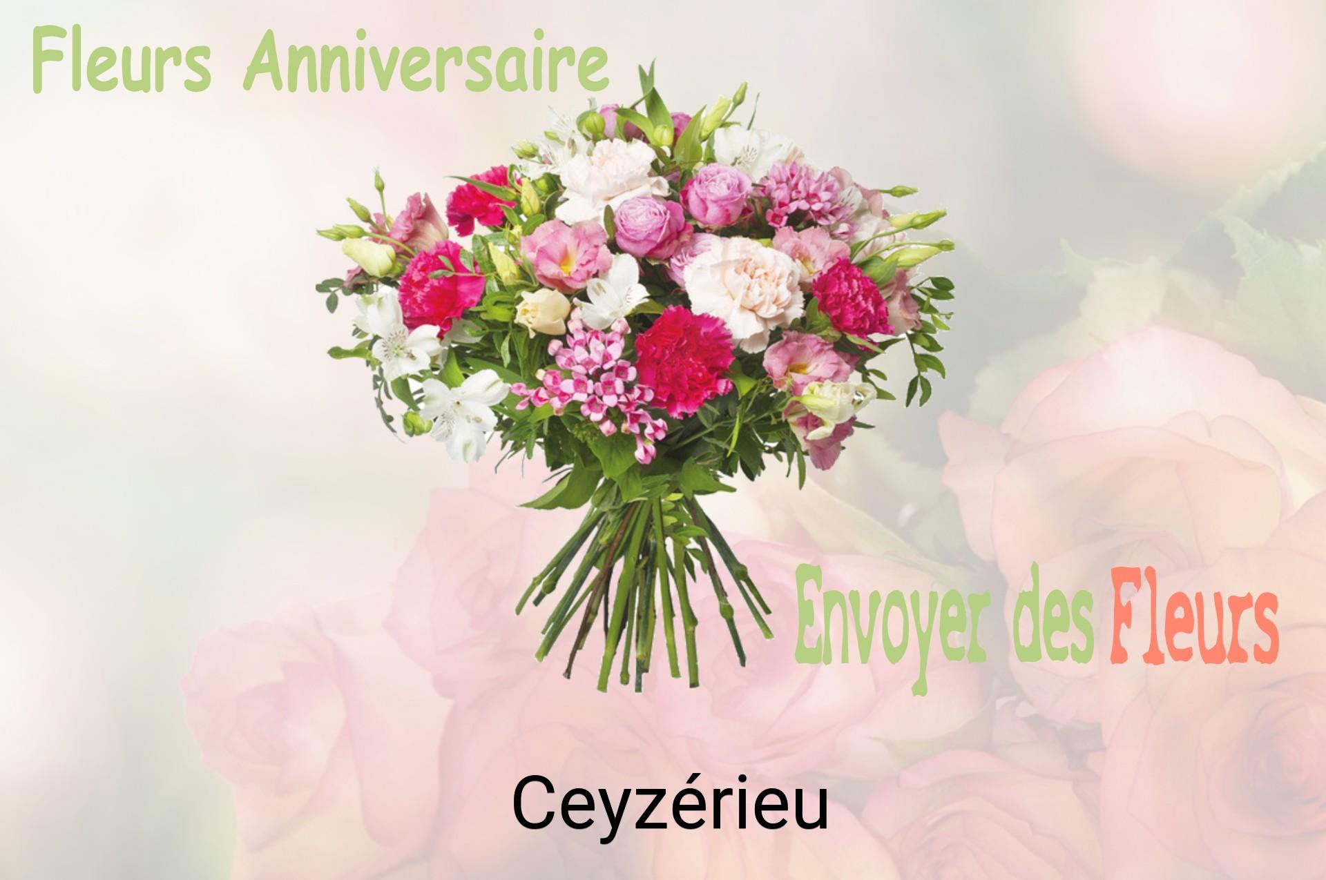 Bouquet de fleurs d’anniversaire livré à Ceyzérieu